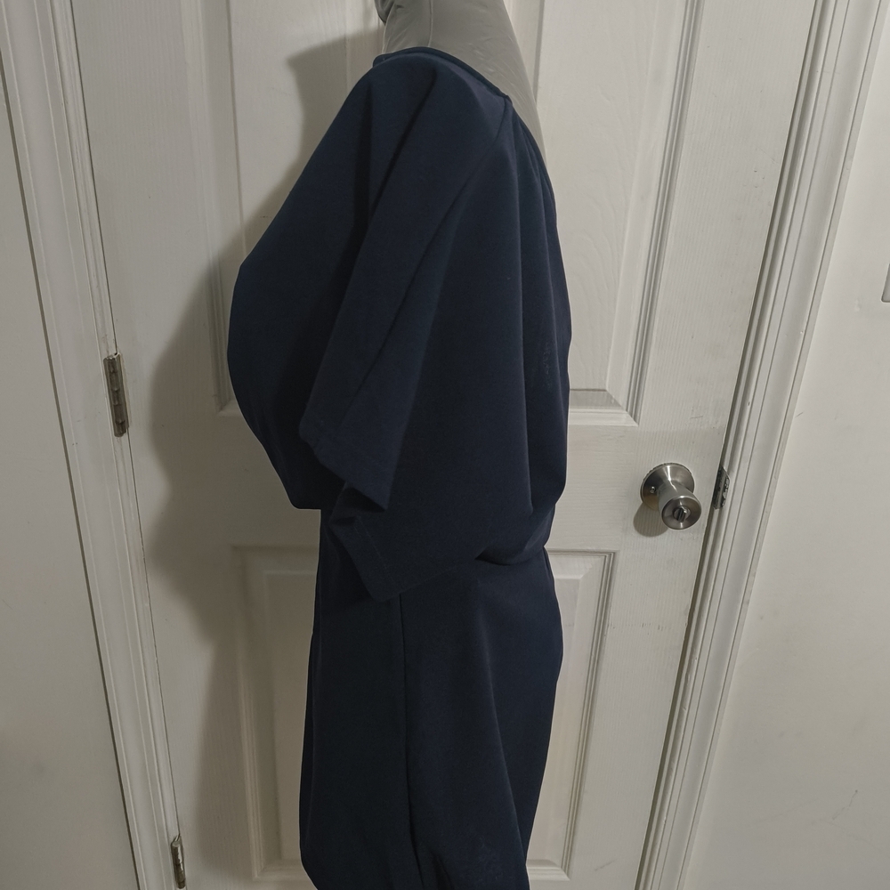 Navy Blue Short Sleeve Romper 25 - Picture 2 of 4